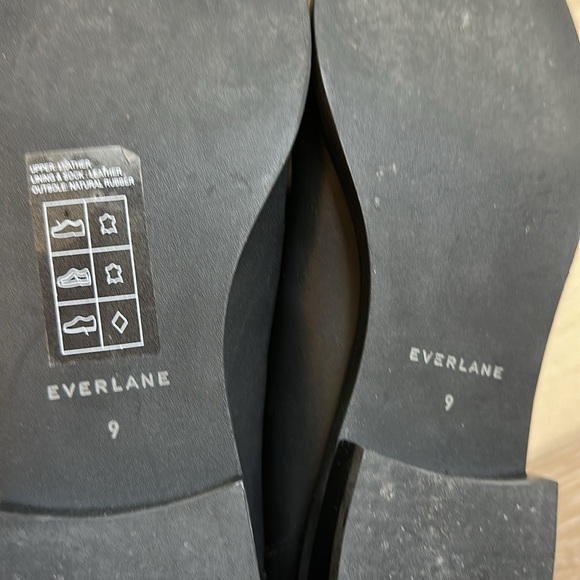 Everlane Womens The Modern Loafer Black Leather Slip-On Shoes - Picture 9 of 9